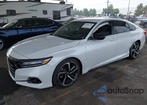 2022 Honda Accord Sport из США, поврежденный, VIN 1HGCV1F37NA115610